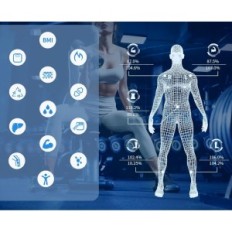 Digitálna hmotnosť cestujúceho Lepulse P3 s analýzou tuku, 180 kg