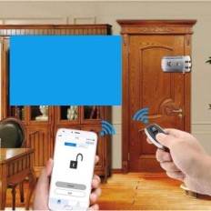 Wafu Intelligent Alewacn 433 MHz Lock, Exklusiv applikation, utställning