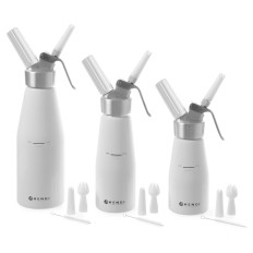 Siphon za stepeno smetano N2O kuhinjske linije Set + 3 Nasveti 0.25L - White - Hendi 588031