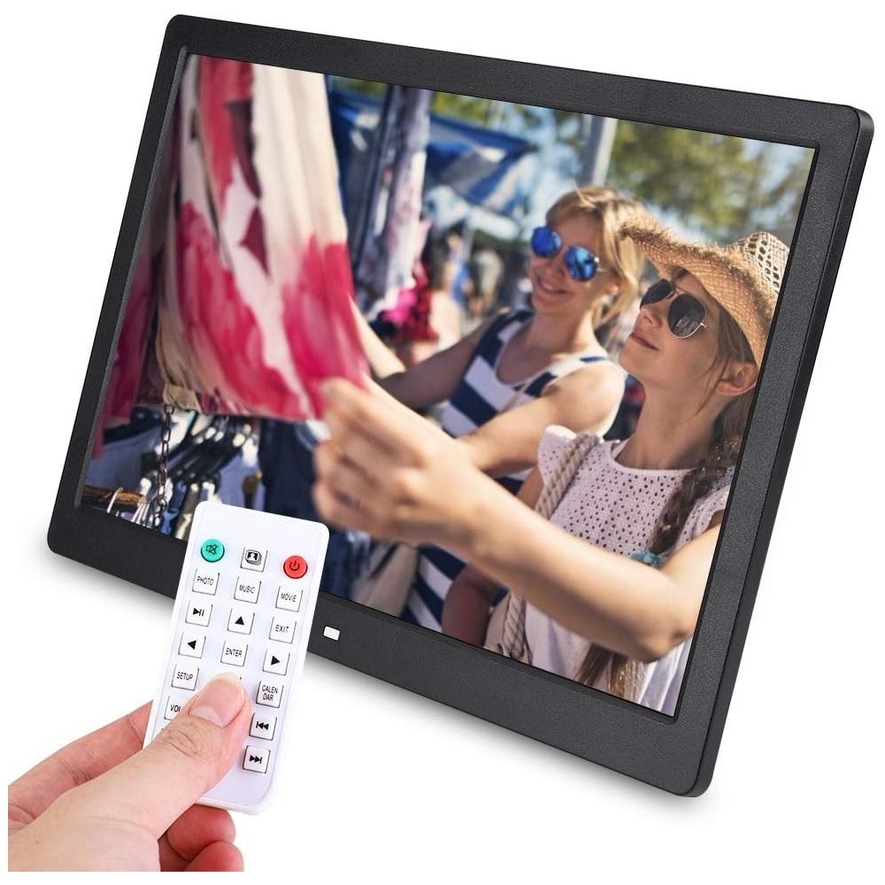 Digital Frame Ejoyous 15,4 "1280x800 HD, calendario, USB, SD, Mostra