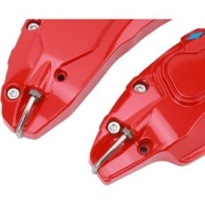 Aluminum overlays for brake calipers 18 "/ 19", red, 4 pcs.