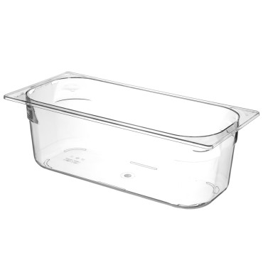 Cuvette Sorvete Recipiente de policarbonato 360x165x120mm - Transparente 5L - HENDI 807026
