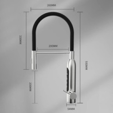 Calentador de agua eléctrico HMZGG 3400W, acero inoxidable, LED