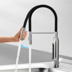 Hmzgg Electric Water Heater 3400W, rustfrit stål, LED