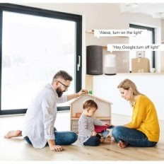 Wi-Fi Yueyang W-SEC01 10A / 2300W Switch, Application Control, 8 emner.