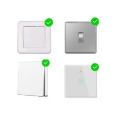 Wi-Fi Yueyang W-SEC01 10A / 2300W stikalo, nadzor aplikacij, 8 elementov.