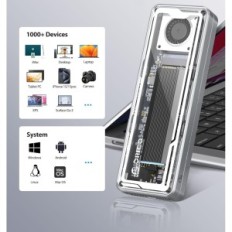 M.2 Custodia SSD NVME ORICO, 40 Gbps, compatibile con Thunderbolt 3/4