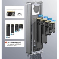 M.2 NVME Habitação SSD ORICO, 40 Gbps, compatível com raio 3/4