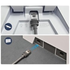 Ethernet Cable Starlink Gen 3 75FT 23M À Prova D 'Água Cinza para StarLink