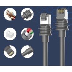 Ethernet Cable Starlink Gen 3 75FT 23M À Prova D 'Água Cinza para StarLink