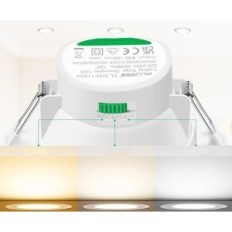 Fari a LED ALUSSO 230V 10W Set 12 PC. Lampade da giardino all'aperto Impermeabile IP65