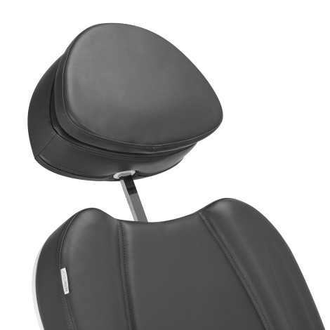 Electric cosmetic chair Azzurro 803D 3 motors grey — close-up of the head