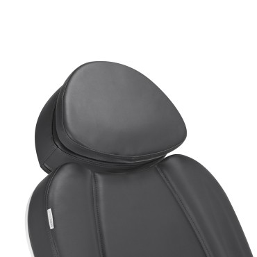 Električna kozmetička stolica Azzurro 803D s 3 motora siva — detaljni prikaz glave