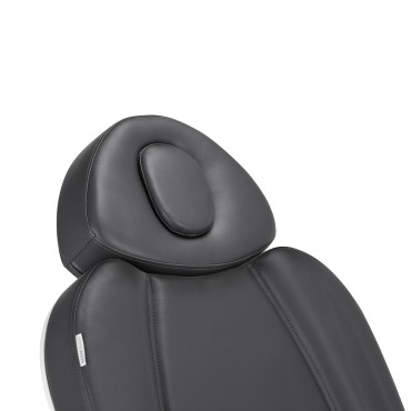 Fauteuil cosmétique électrique Azzurro 803D gris à 3 moteurs — gros plan tête