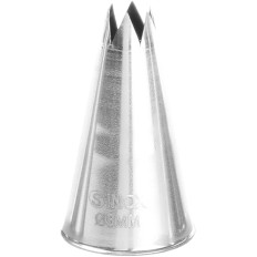 Die Spitze nur ein Stern für Ärmel von Gebäcksäcken aus Stahl. 8mm - Hendi 551387