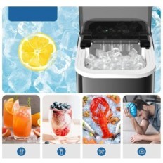 Ice Machine Cumeod Black 120W 220V Kompaktní automatické pro výrobu domu pro domácnost a kanceláře