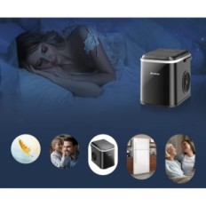 IJS Machine Cumeod Zwart 120 W 220 V Compact Moving Machine voor ijsproductie voor thuis en kantoren, zonder de originele doos