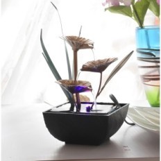 Tafelfontein Decoratieve waterval met LED-verlichting