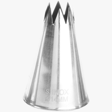 Tip len hviezda pre rukávy z oceľovej ocele. 14mm - Hendi 551431