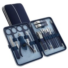 Manikúra Set a Pedicure Restteq 18 Nástroje v prípade Case Nail Care Noth Nail Set