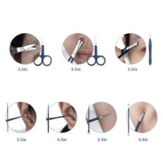 Manikúra Set a Pedicure Restteq 18 Nástroje v prípade Case Nail Care Noth Nail Set