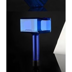 Bottiglia d'acqua Restaq a forma di un martello Thora, bottiglia di mjolnir, blu