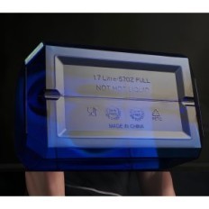 Waterfles Resteq in de vorm van een thora hamer, mjolnir fles, blauw