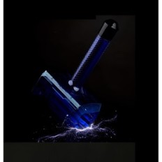 Vandens butelis Resteq į thora plaktuko, Mjolnir butelį, mėlyna forma