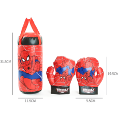 Boxhandschuhe und Trainings-Sack-Mannspinne für Kinder