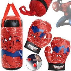 Boxerské rukavice a cvičení Sack Man-Spider pro děti