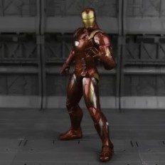 Figurine Iron Man, Avengers, Civil War Marvel. 17 cm. Stand