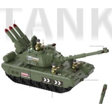 Rotaļu tvertne Panther KS-99, gaisma, skaņas efekti, interaktīvais modelis