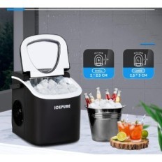 Icepure liten ismaskin, 9 kuber på 8 minuter, 20 kg per dag, används