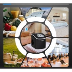 ICEPURE Mała maszyna do lodu, 9 kostek w 8 minut, 20 kg dziennie, Używany