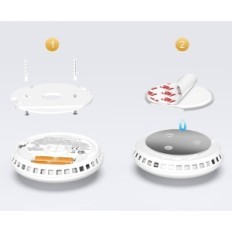 Røgalarm Wi-Fi til Andyssey House, Fjernbetjening, 4 stk