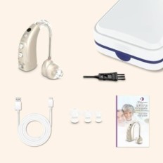 Delmicure Aide auditive, 4 modes, 1710GD, 13.9x10.1x4cm