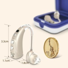 Delmicure Aide auditive, 4 modes, 1710GD, 13.9x10.1x4cm