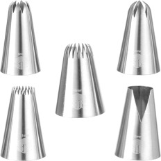 Tabs Tayers kake for dekorasjon og kake blomster og kronblad - sett 5pcs. - Hendi 551202