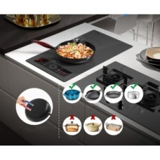 AMZCHEF-Induktionsplatte, 9 Druckstufen, 3300W, 220-240V