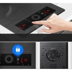 Piastra di induzione Amzchef, 9 livelli di pressione, 3300W, 220-240V