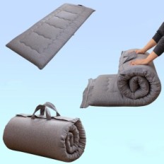 Maxyoyo futon madras grå 71x190 cm Komfortabel foldet madras sover på gulvet eller et gæsteværelse
