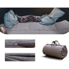 Maxyoyo futon Čiužiniai Gray 71x190 cm patogus sulankstomas čiužinys miega ant grindų ar svečių kambarys