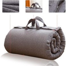 Maxyoyo futon patja harmaa 71x190 cm Mukava taitettava patja nukkuu lattialla tai vierashuoneessa