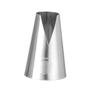 Tilko telha para uma manga de confeitaria para decoração letra v 14mm - HENDI 551233