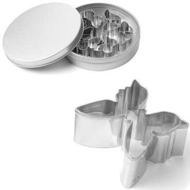 Forme o cortador do bolo para o molde das tortas Borboleta - ajuste 8pcs. - HENDI 673782