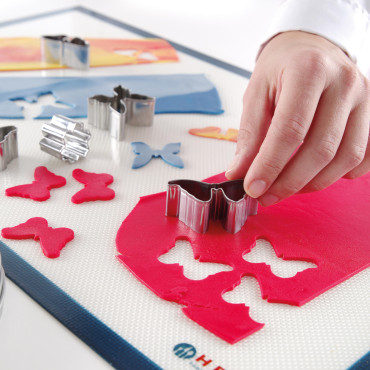 Form Cake Cutter pīrāgu veidni Butterfly - Set 8PCS. - Hendi 673782