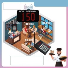 Komplett Cyssjf Wireless Cordging System med etikettdispenser