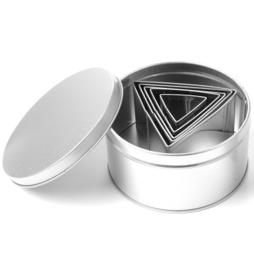 Sikker kutter for kakemalen Triangles - 6pcs sett. - Hendi 673775