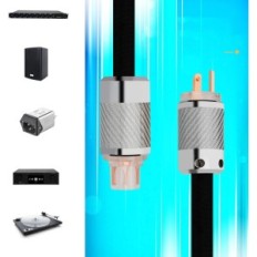 Prefair HiFi 10awg Cabo de alimentação, 1M, para amplificador, D503cf2r, 3.2mm2