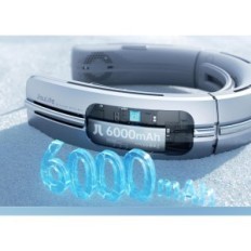 JISULIFE Hordozható ventilátor 18W nyakhoz, 5800mAh, 100 sebesség, ELŐZŐ DOBOZ